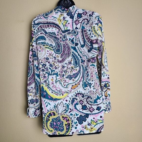Talbots Floral Long Sleeve Button Up - Picture 6 of 8